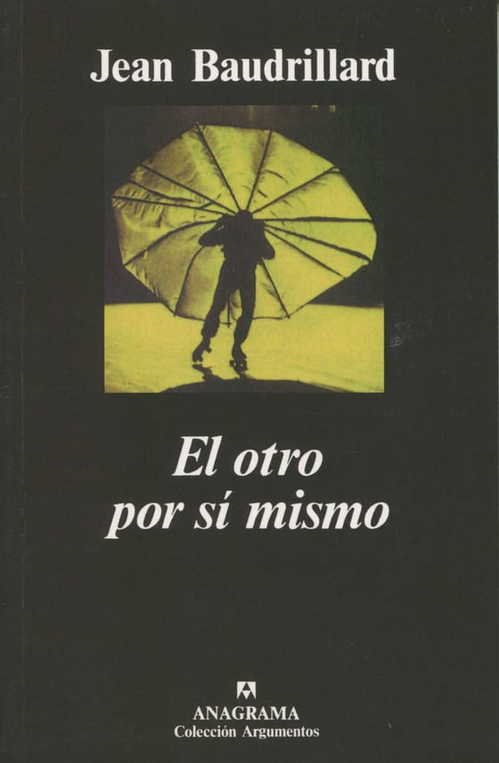 Coberta de El otro por sí mismo, de Jean Baudrillard