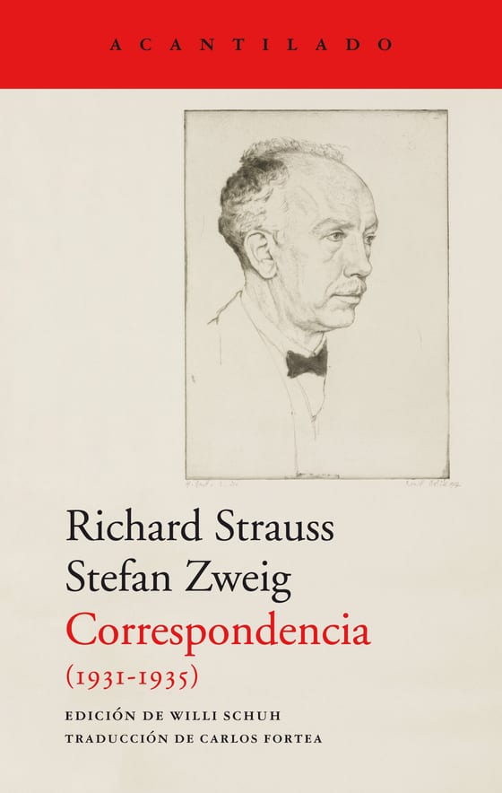 Portada de Correspondencia, de Stefan Zweig y Richard Strauss