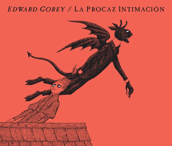 Portada de La procaz intimación, de Edward Gorey