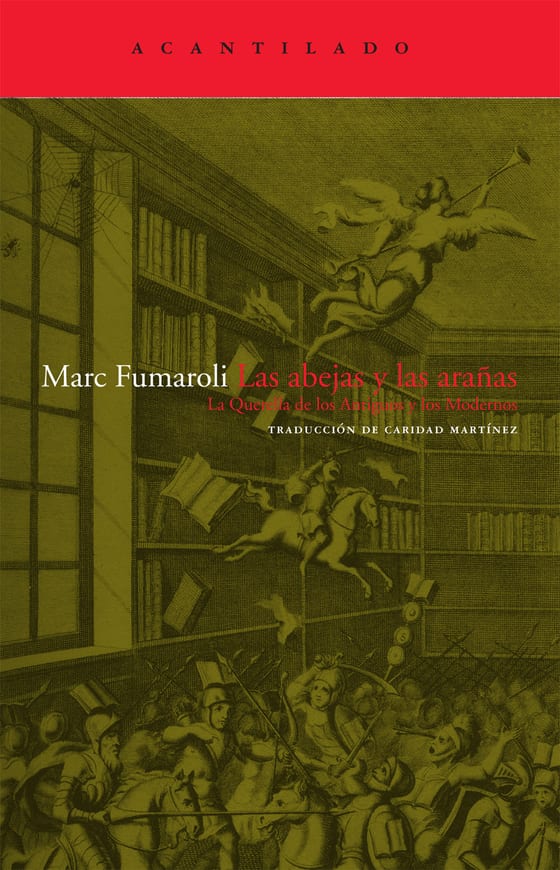 Coberta de Las abejas y las arañas, de Marc Fumaroli