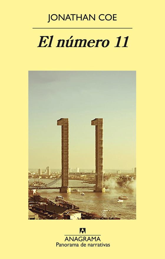 Portada de El número 11, de Jonathan Coe