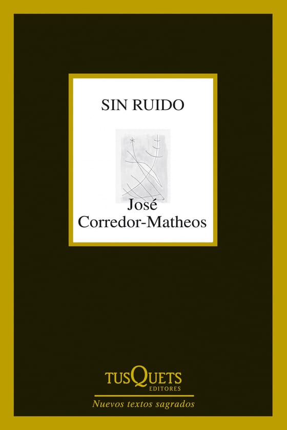 Portada de Sin ruido, de José Corredor-Matheos