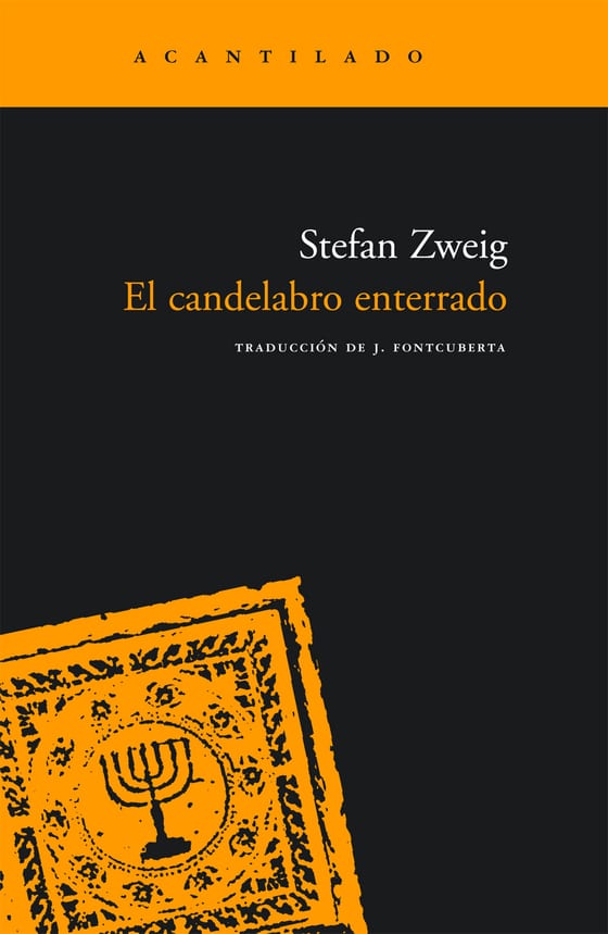 Coberta de El candelabro enterrado, de Stefan Zweig