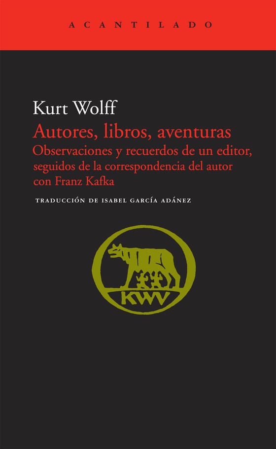 Coberta de Autores, libros, aventuras, de Kurt Wolff