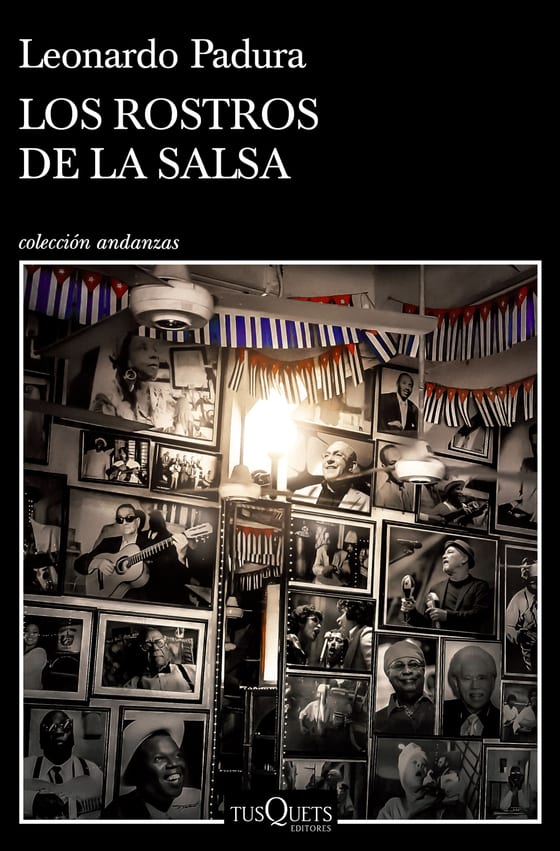 Coberta de Los rostros de la salsa, de Leonardo Padura