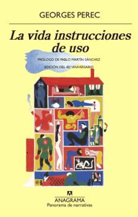 Portada de La vida instrucciones de uso, de Georges Perec