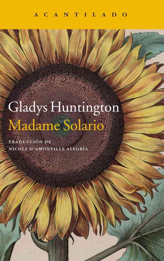 Coberta de Madame Solario, de Gladys Huntington
