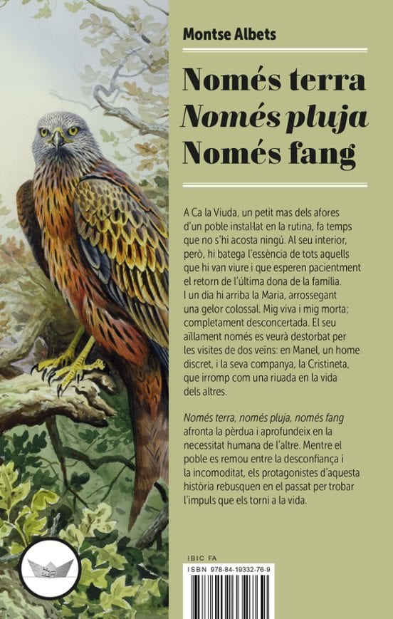 Portada de Només terra, només pluja, només fang, de Montse Albets Reig