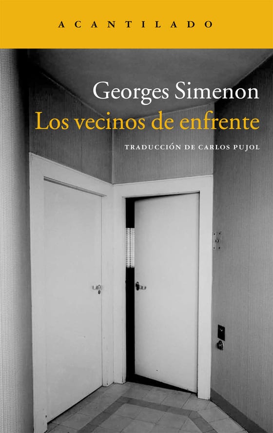 Coberta de Los vecinos de enfrente, de Georges Simenon