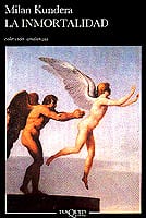 Coberta de La inmortalidad, de Milan Kundera