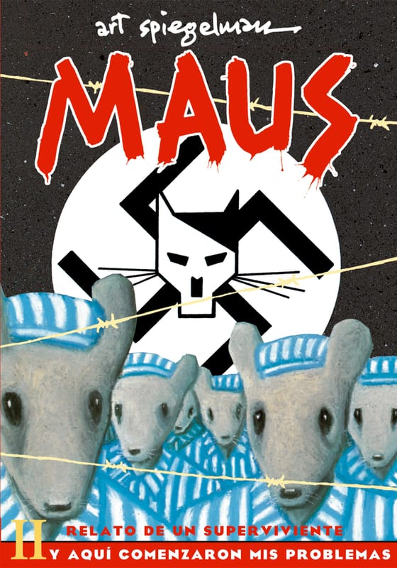 Portada de MAUS II (LATAM), de Art Spiegelman