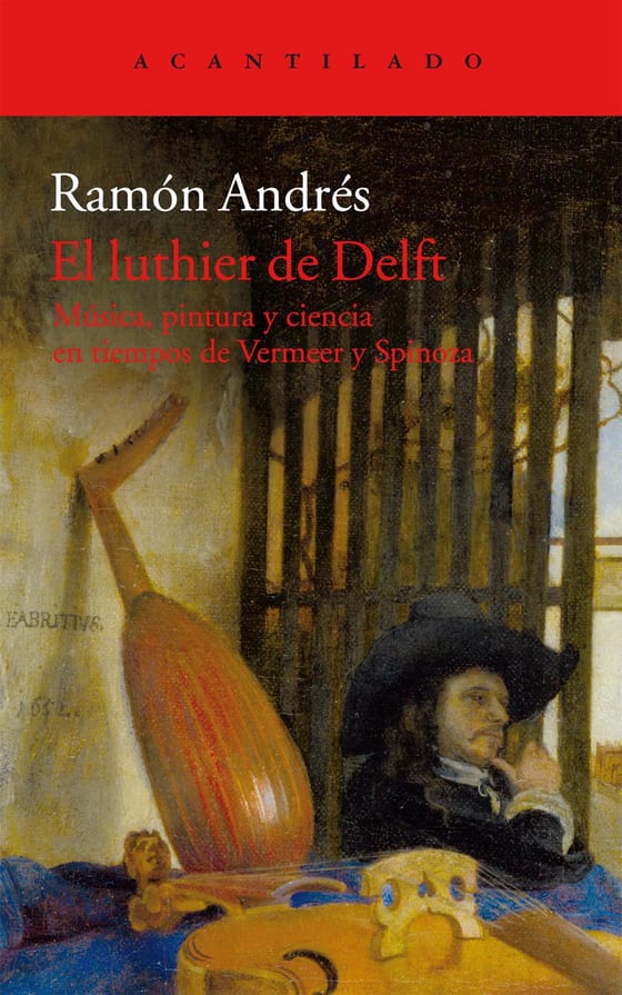 Coberta de El luthier de Delft, de Ramón Andrés