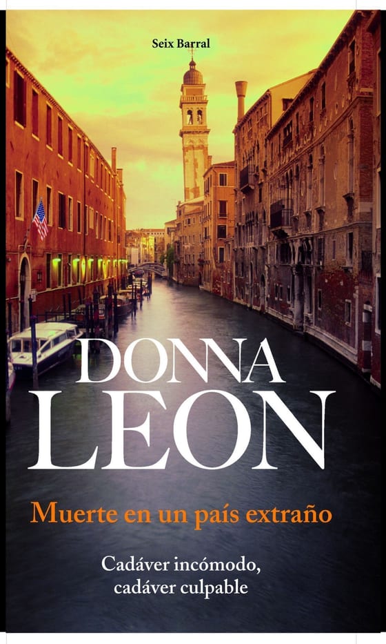 Portada de Muerte en un país extraño, de Donna Leon