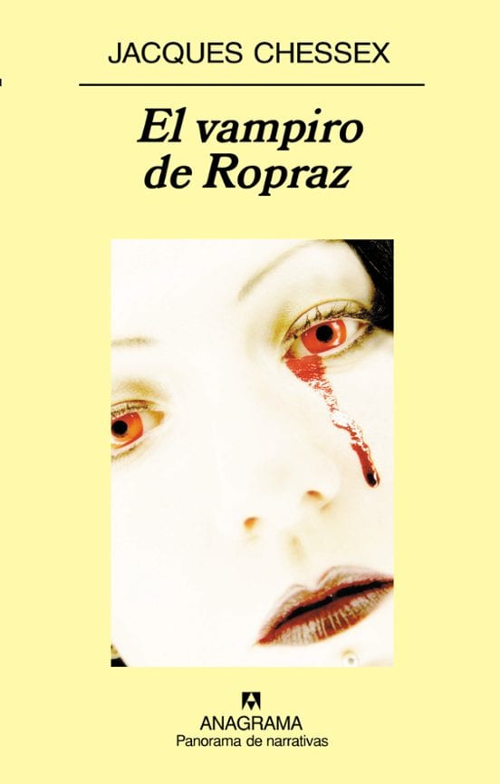 Coberta de El vampiro de Ropraz, de Jacques Chessex
