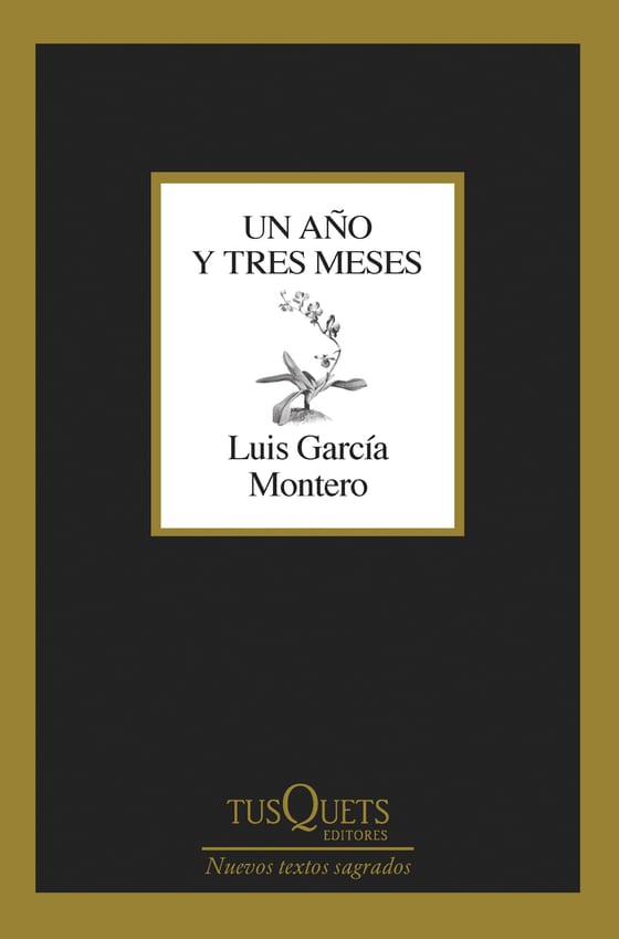 Portada de Un año y tres meses, de Luis García Montero
