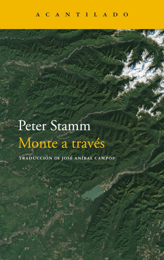 Coberta de Monte a través, de Peter Stamm
