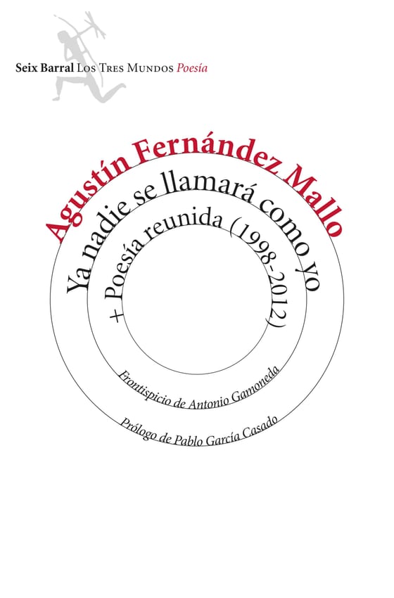 Portada de Ya nadie se llamará como yo + Poesía reunida (1998-2012), de Agustín Fernández Mallo