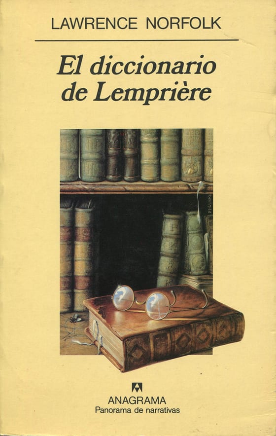 Coberta de El diccionario de Lemprière, de Lawrence Norfolk