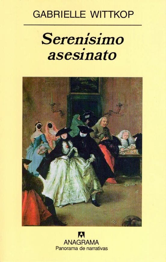 Coberta de Serenísimo asesinato, de Gabrielle Wittkop