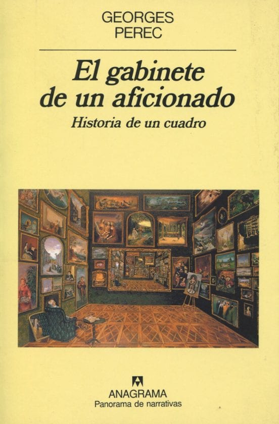 Portada de El gabinete de un aficionado, de Georges Perec