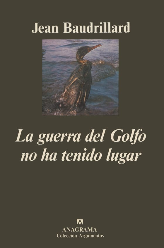 Coberta de La guerra del Golfo no ha tenido lugar, de Jean Baudrillard