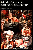 Coberta de Griego busca griega, de Friedrich Dürrenmatt