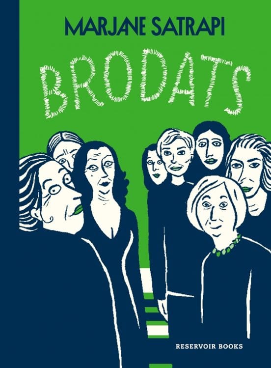 Portada de Brodats, de Marjane Satrapi
