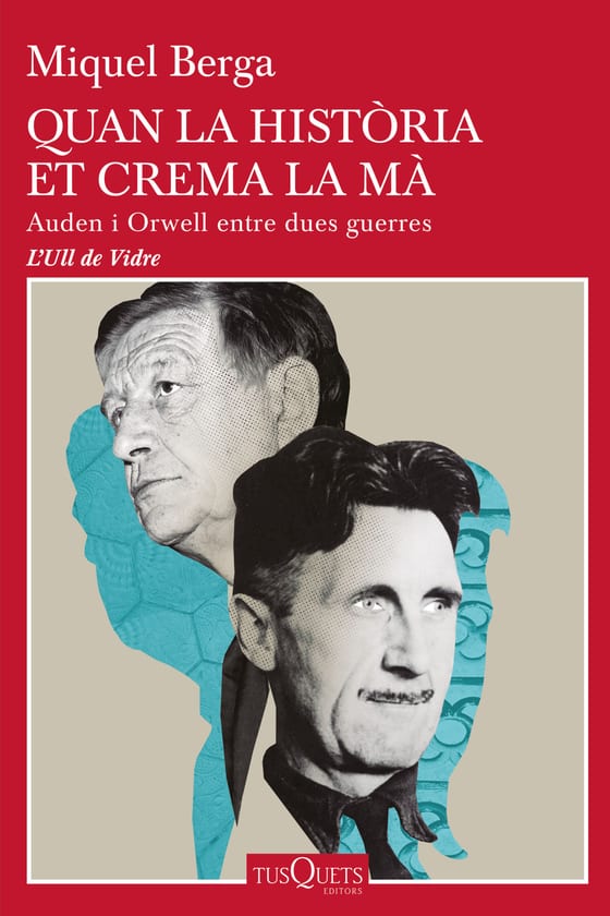 Coberta de Quan la història et crema la mà, de Miquel Berga