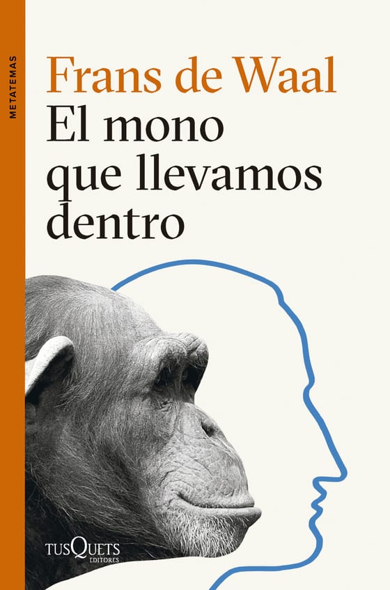 Portada de El mono que llevamos dentro, de Frans de Waal