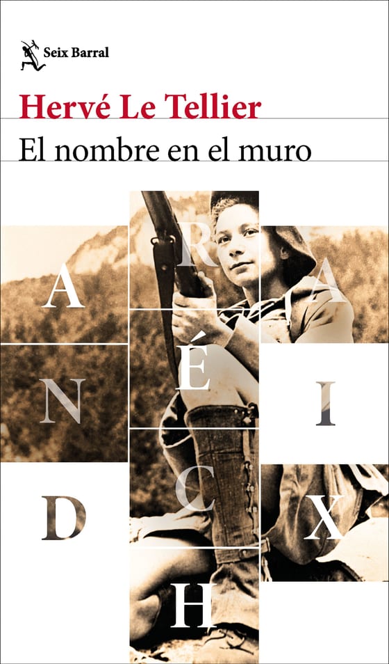 Portada de El nombre en el muro, de Hervé Le Tellier