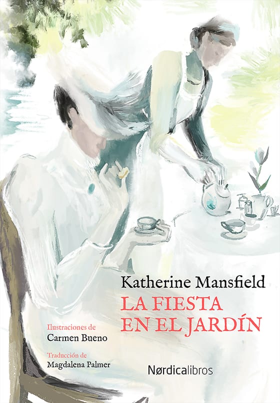 Coberta de La fiesta en el jardín, de Katherine Mansfield