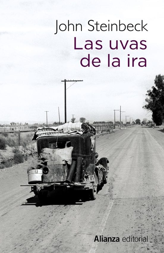Coberta de Las uvas de la ira, de John Steinbeck