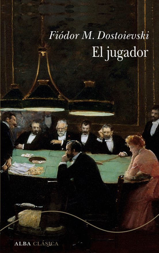 Coberta de El jugador, de Fiódor Dostoievski