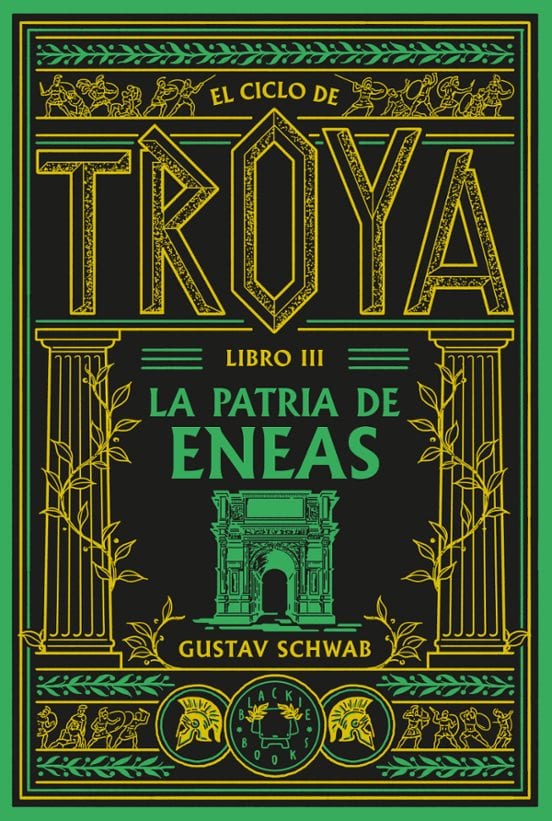 Coberta de Ciclo de Troya vol. 3: La patria de Eneas, de Gustav Schwab