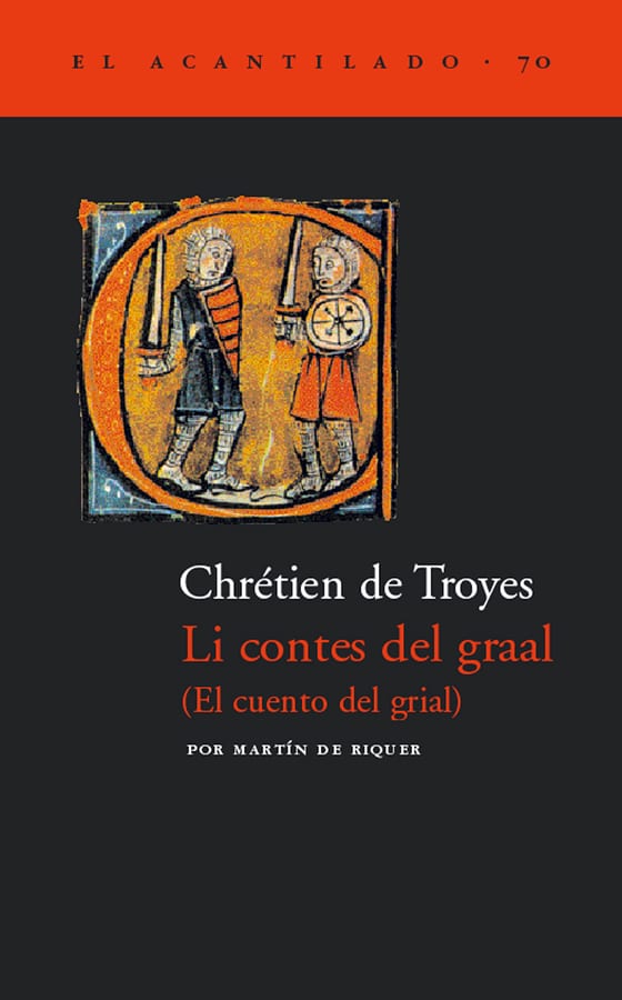 Coberta de Li contes del graal, de Chrétien de Troyes