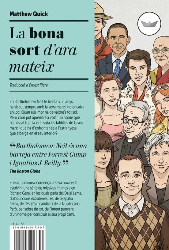Coberta de La bona sort d'ara mateix, de Matthew Quick