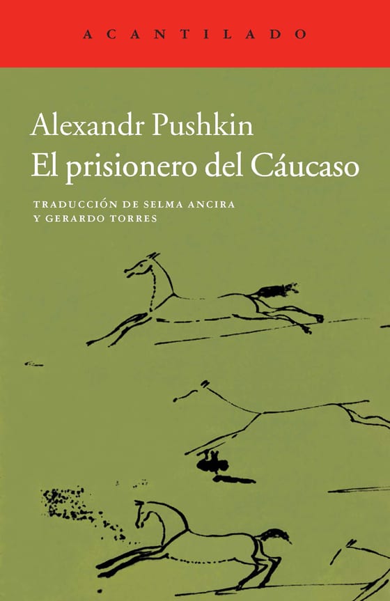 Coberta de El prisionero del Cáucaso, de Alexandr Pushkin