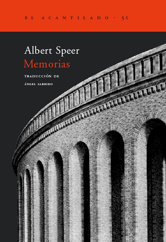 Portada de Memorias, de Albert Speer
