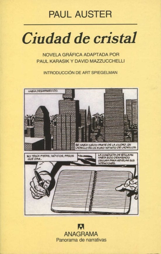 Coberta de Ciudad de cristal, de Paul Auster