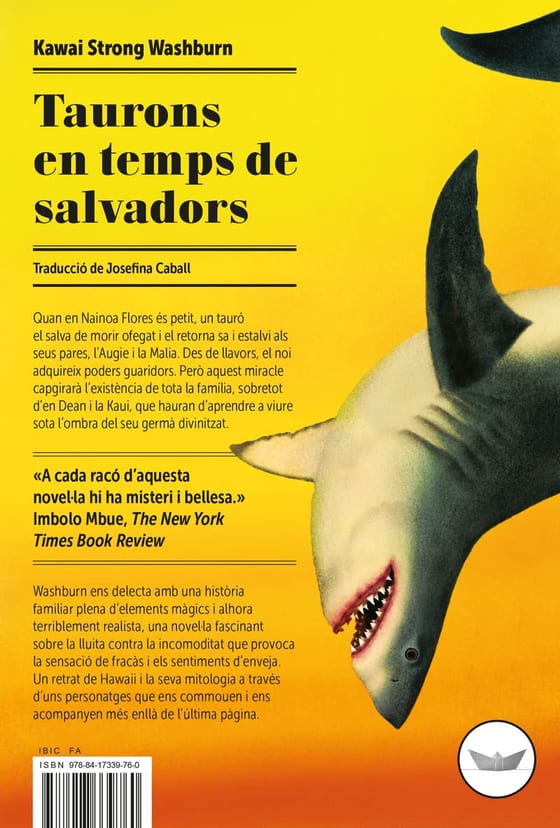 Coberta de Taurons en temps de salvadors, de Kawai Strong Washburn