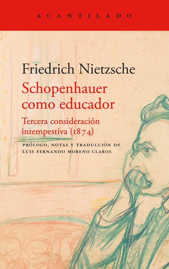 Coberta de Schopenhauer como educador, de Friedrich Nietzsche