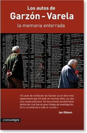 Portada de Los autos de Garzón - Varela: la memoria enterrada, de -