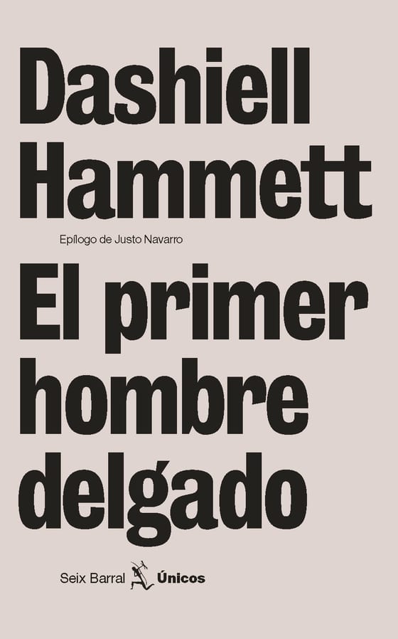 Portada de El primer hombre delgado, de Dashiell Hammett