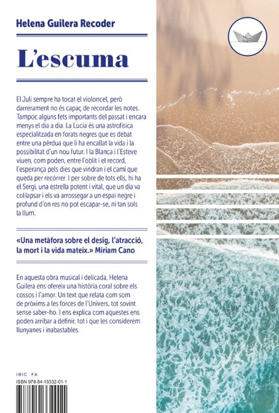 Portada de L'escuma, de Helena Guilera Recoder