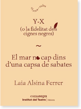 Coberta de Y-X / El mar no cap dins d’una capsa de sabates, de Laia Alsina Ferrer