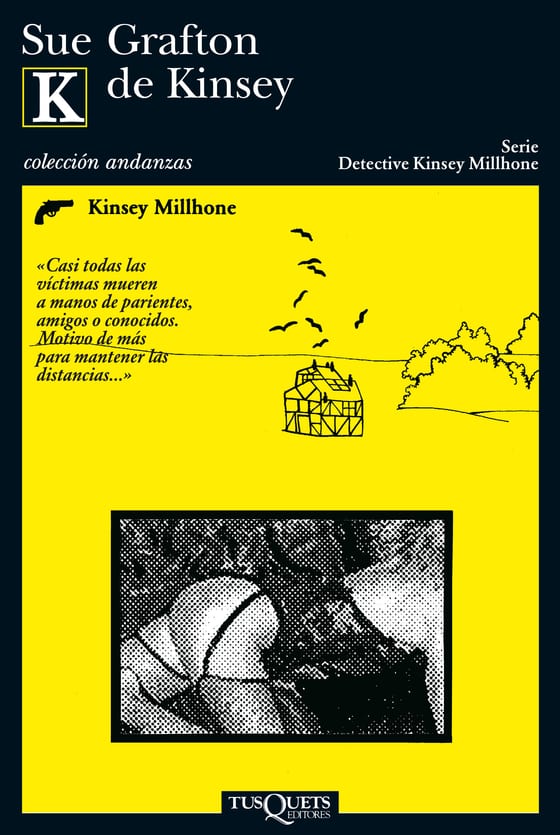 Coberta de K de Kinsey, de Sue Grafton