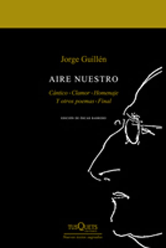 Portada de Aire nuestro, de Jorge Guillén