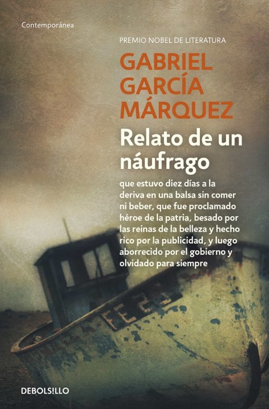 Portada de Relato de un náufrago, de Gabriel García Márquez