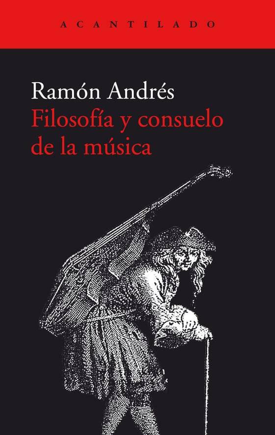 Coberta de Filosofía y consuelo de la música, de Ramón Andrés