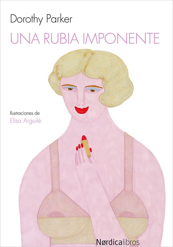 Coberta de Una rubia imponente, de Dorothy Parker